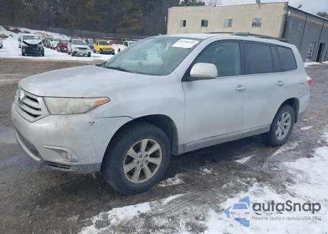2012 Toyota Highlander Base V6 from USA, damaged, VIN 5TDBK3EH8CS151446